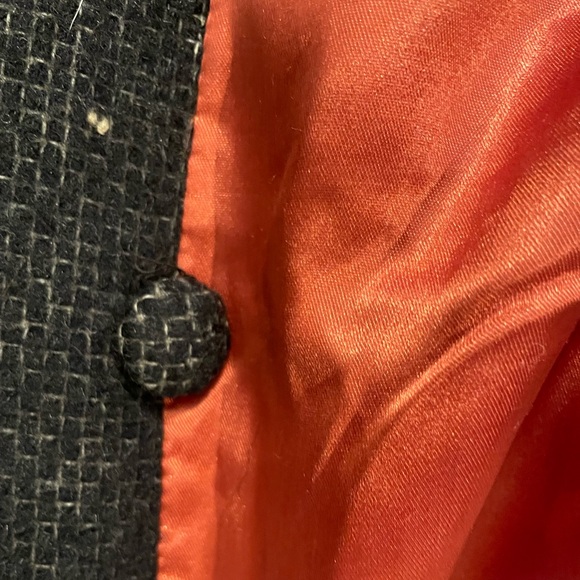 Vintage 1950’s Lilli Ann Flecked Polka Dot Tweed Swing Coat - Picture 11 of 12